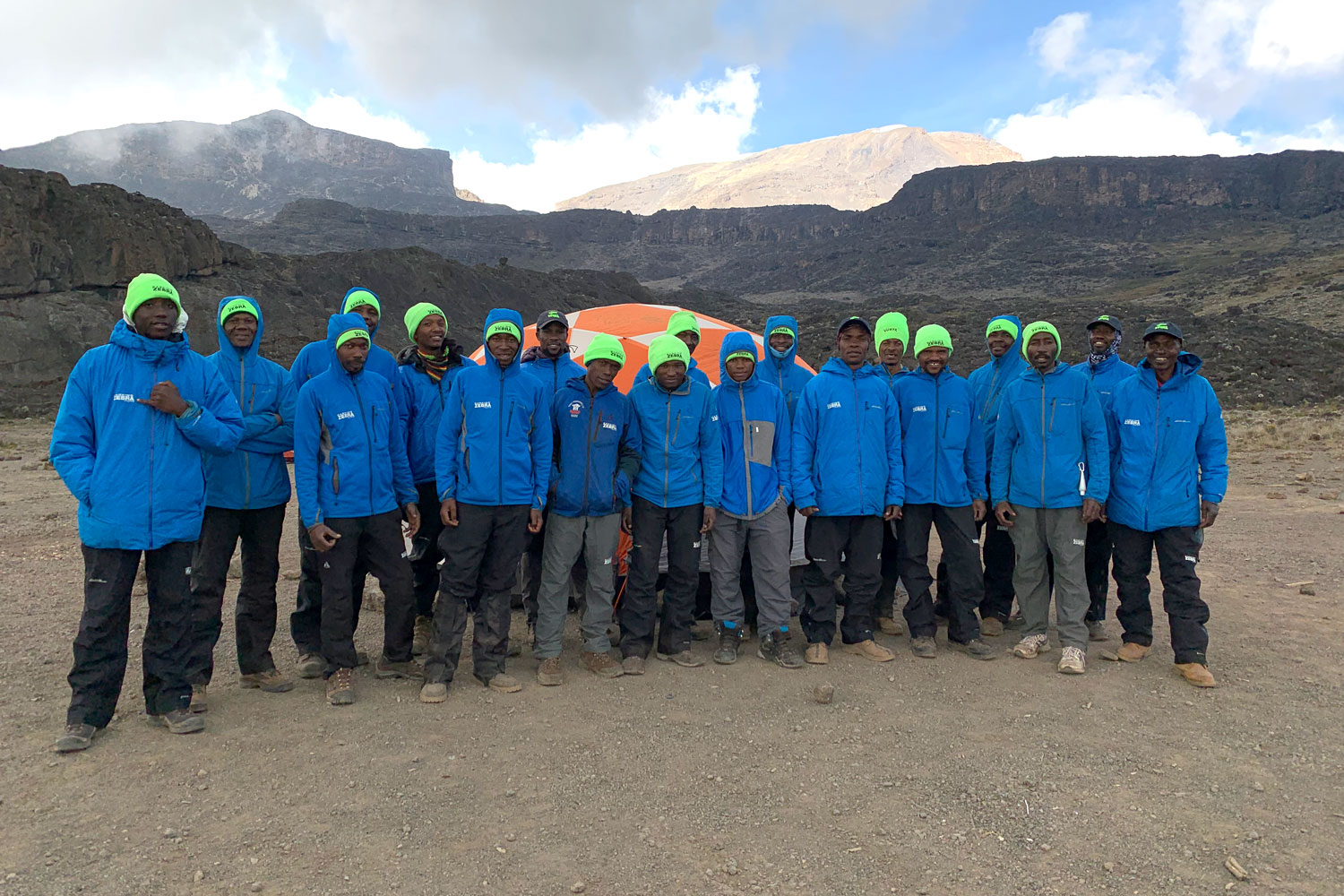 Crew At Moir Camp Kilimanjaro
