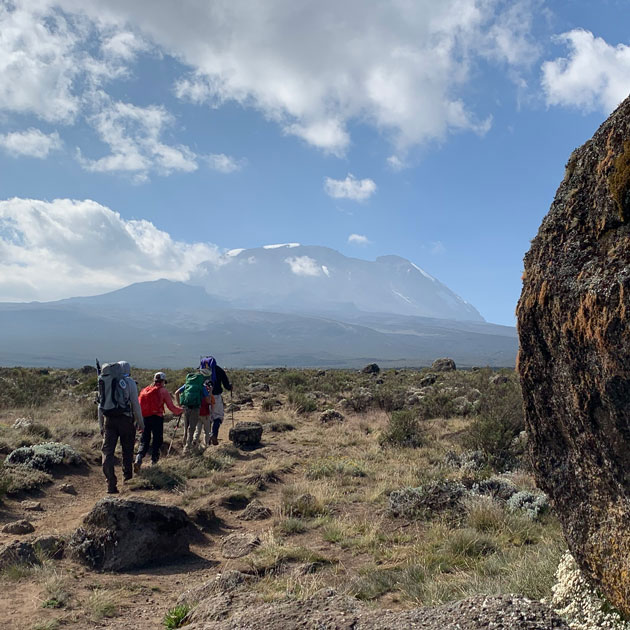 The Lemosho Route to Moir camp on Mount Kilimanjaro